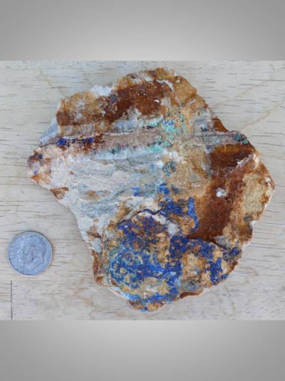 AZURITE crystal stone mineral rock 07 COMMUNICATION focus CHAKRA - Picture 3 of 4